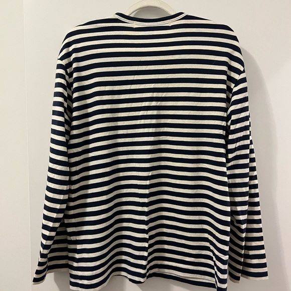 Authentic CDG Play long sleeve shirt with red heart - Picture 3 of 6